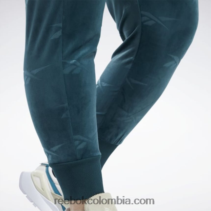 mujer bosque verde pantalones de terciopelo classics energy q4 (tallas grandes) Reebok D260LP886