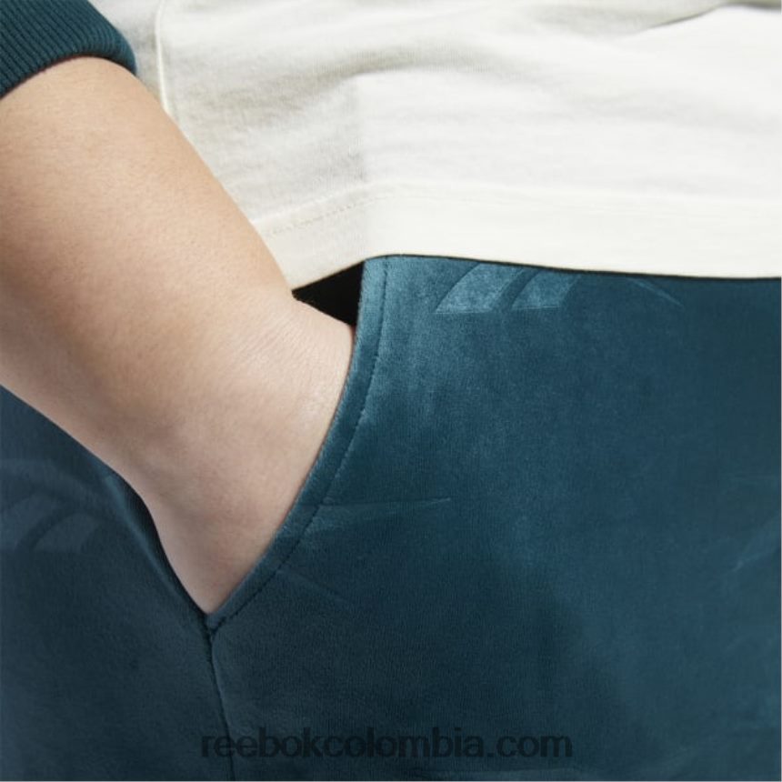 mujer bosque verde pantalones de terciopelo classics energy q4 (tallas grandes) Reebok D260LP886