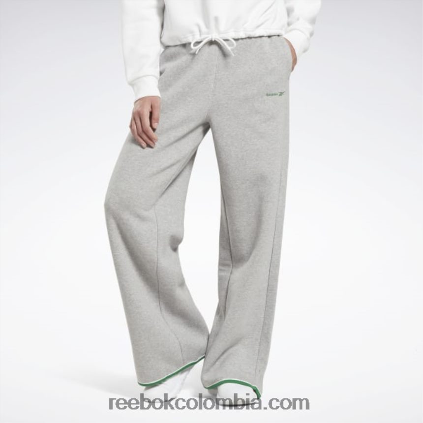 mujer brezo gris medio pantalones de lana de identidad Reebok D260LP372