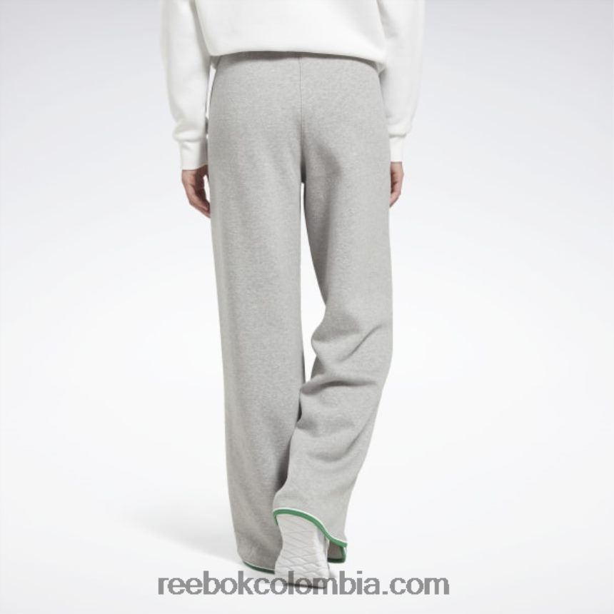 mujer brezo gris medio pantalones de lana de identidad Reebok D260LP372