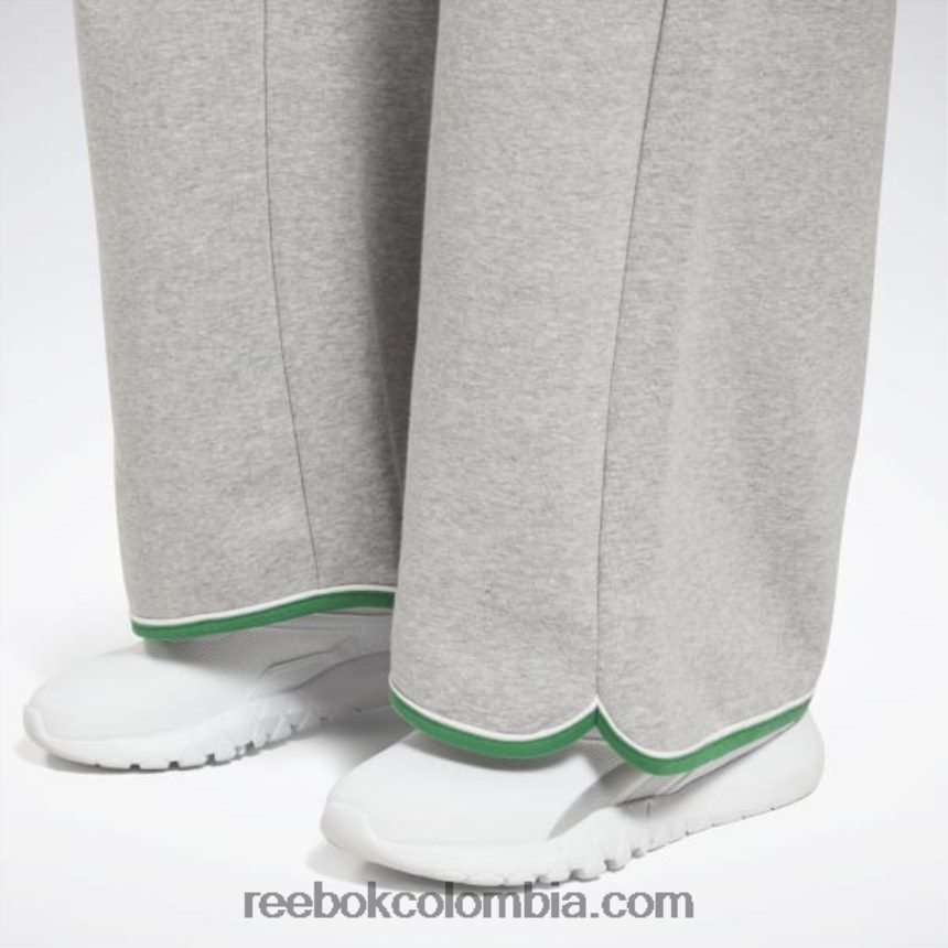 mujer brezo gris medio pantalones de lana de identidad Reebok D260LP372