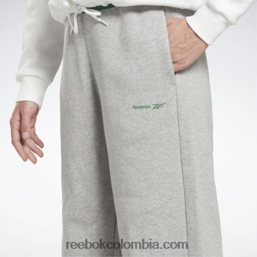 mujer brezo gris medio pantalones de lana de identidad Reebok D260LP372