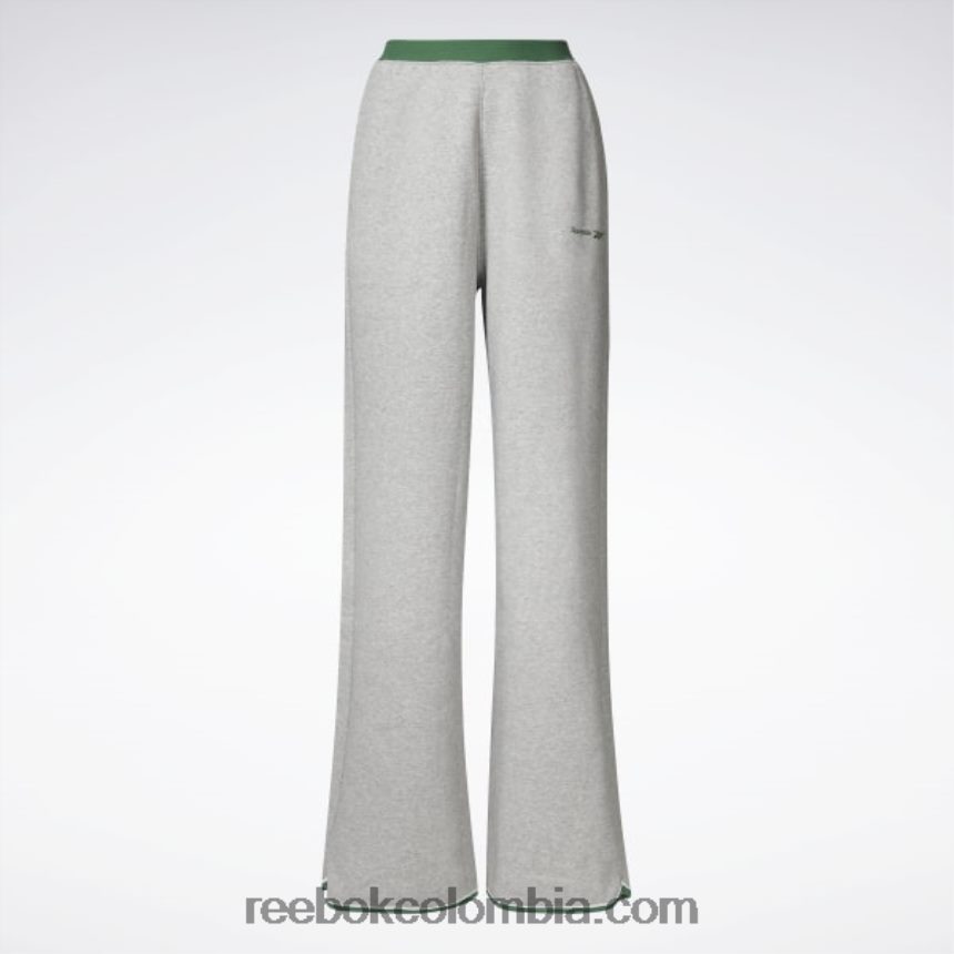 mujer brezo gris medio pantalones de lana de identidad Reebok D260LP372