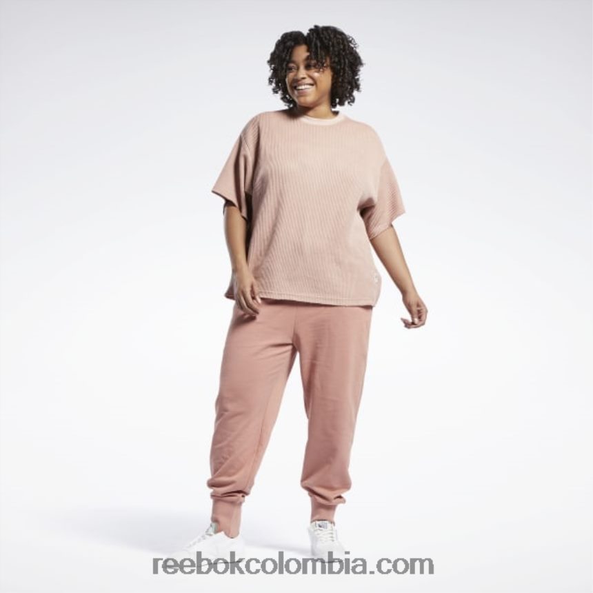 mujer cañón de coral pantalones clásicos de rizo francés (tallas grandes) Reebok D260LP722