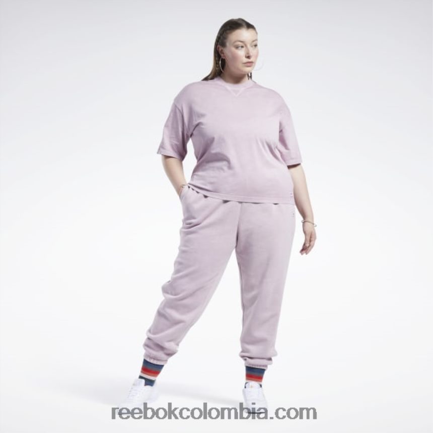 mujer lila infundida Pantalones clásicos polar tinte natural (tallas grandes) Reebok D260LP783