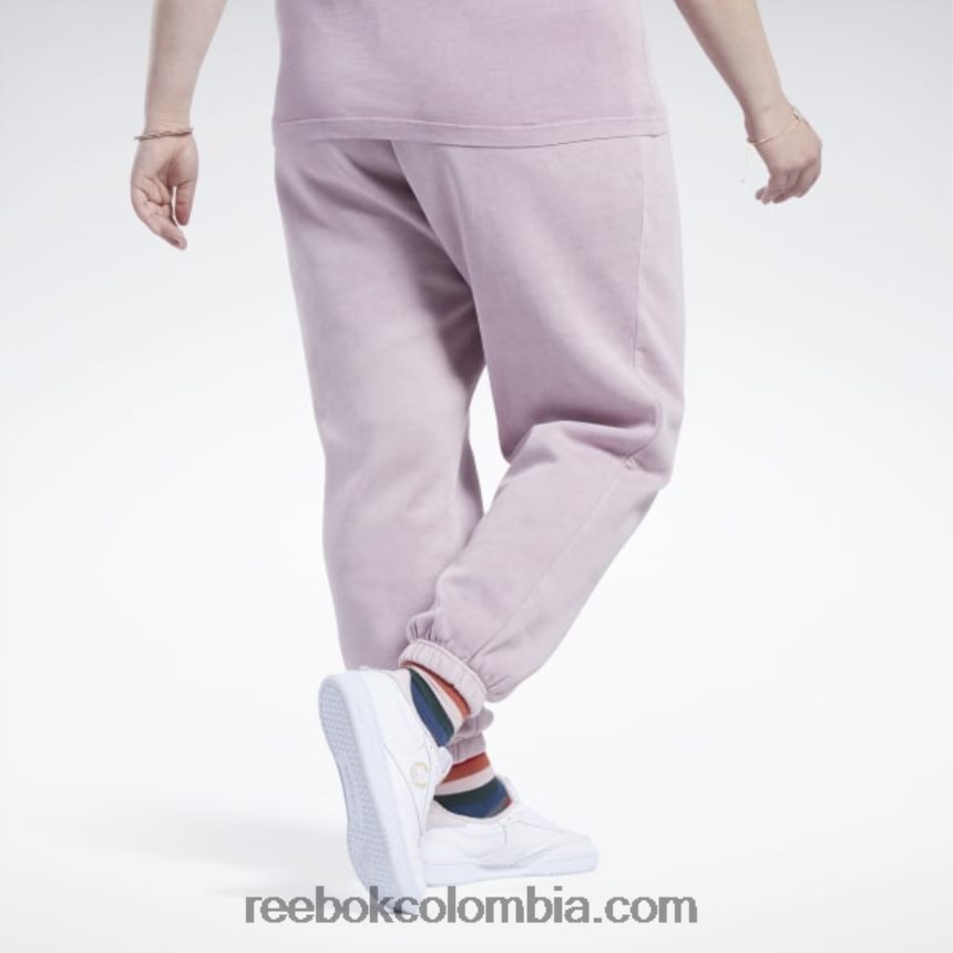 mujer lila infundida Pantalones clásicos polar tinte natural (tallas grandes) Reebok D260LP783