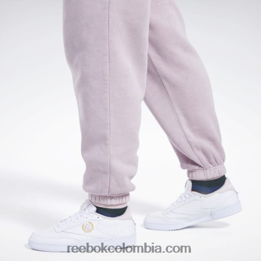 mujer lila infundida Pantalones clásicos polar tinte natural (tallas grandes) Reebok D260LP783