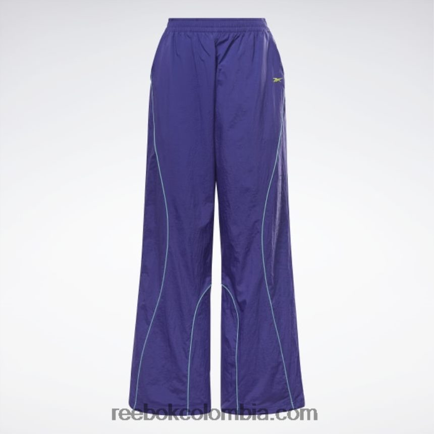 mujer morado negrita pantalones tejidos les mills Reebok D260LP448