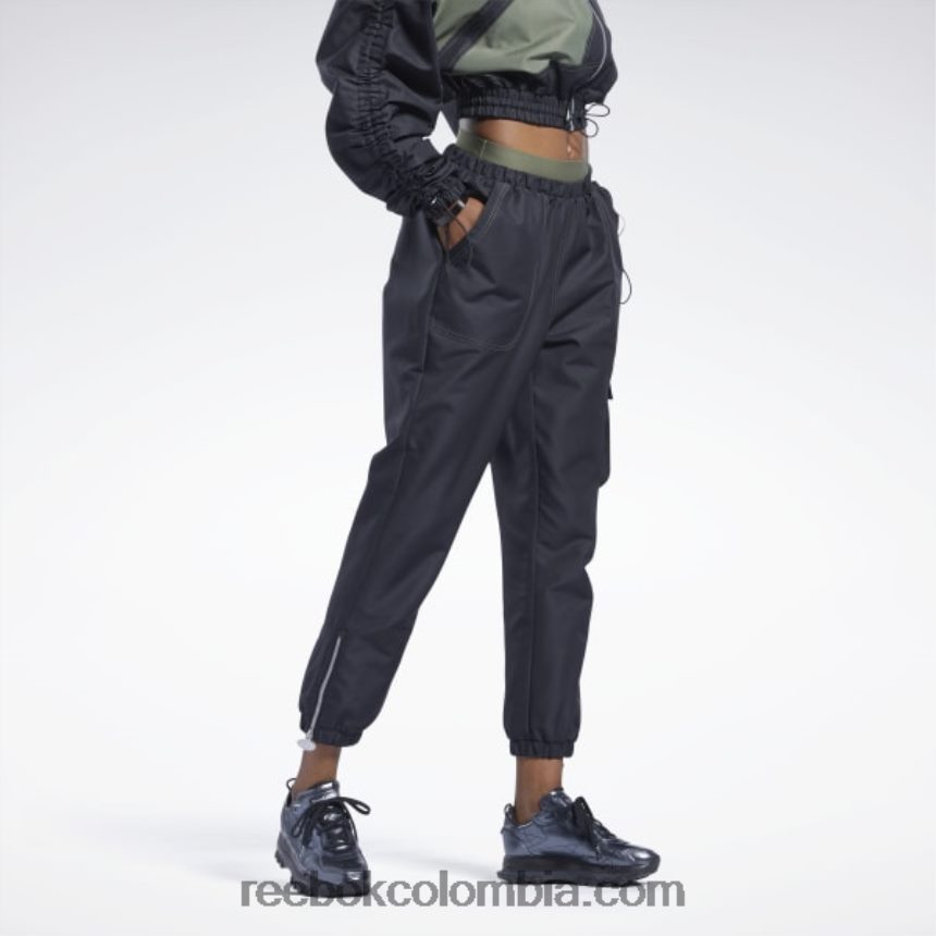mujer negro pantalones cardi b Reebok D260LP60