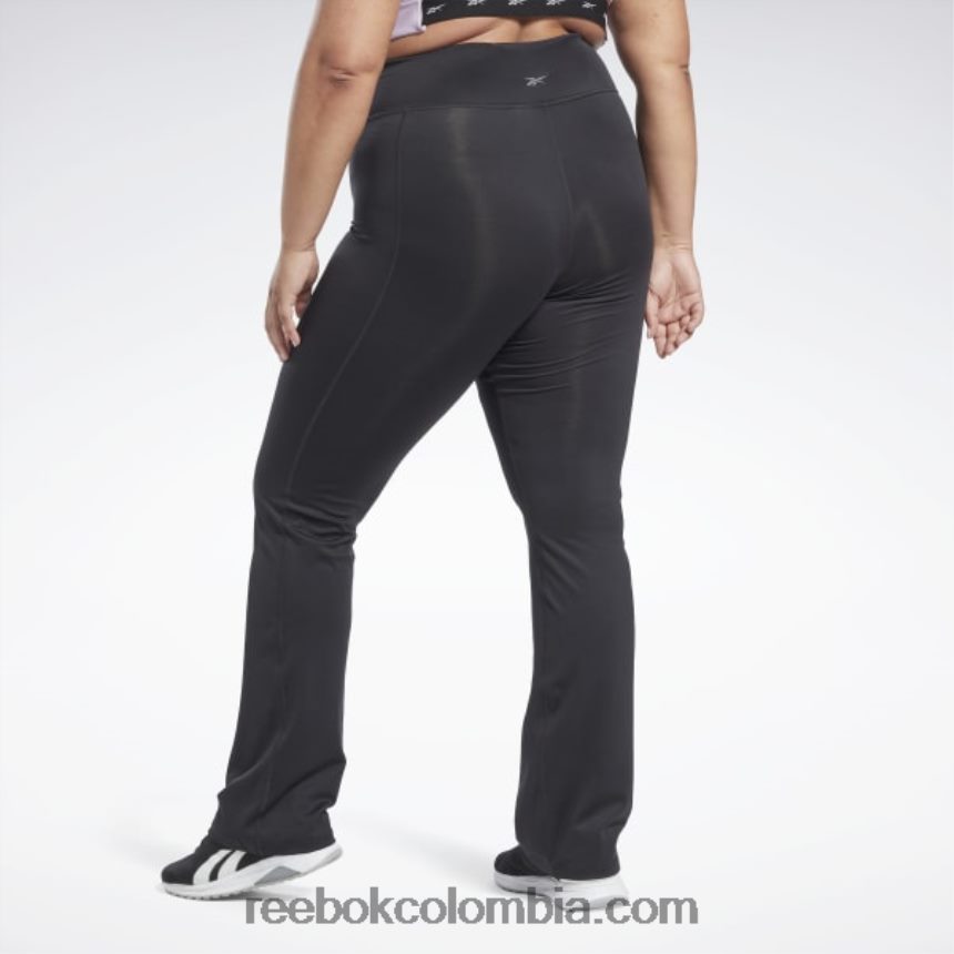 mujer noche negra pantalones bootcut del programa de pantalones listos para entrenar (tallas grandes) Reebok D260LP422