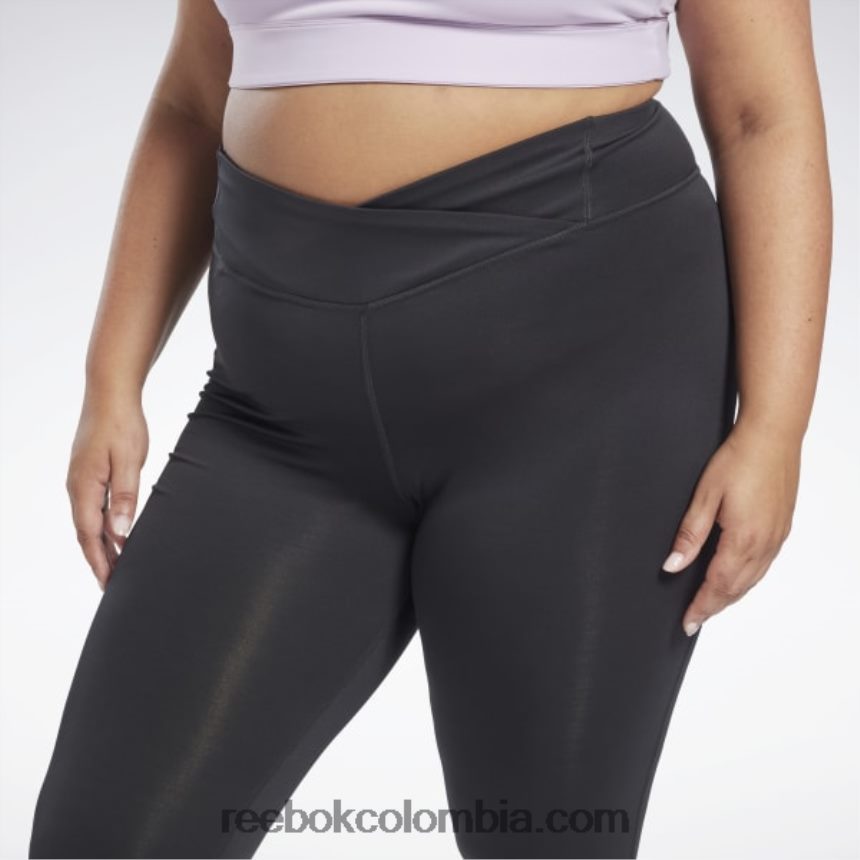 mujer noche negra pantalones bootcut del programa de pantalones listos para entrenar (tallas grandes) Reebok D260LP422