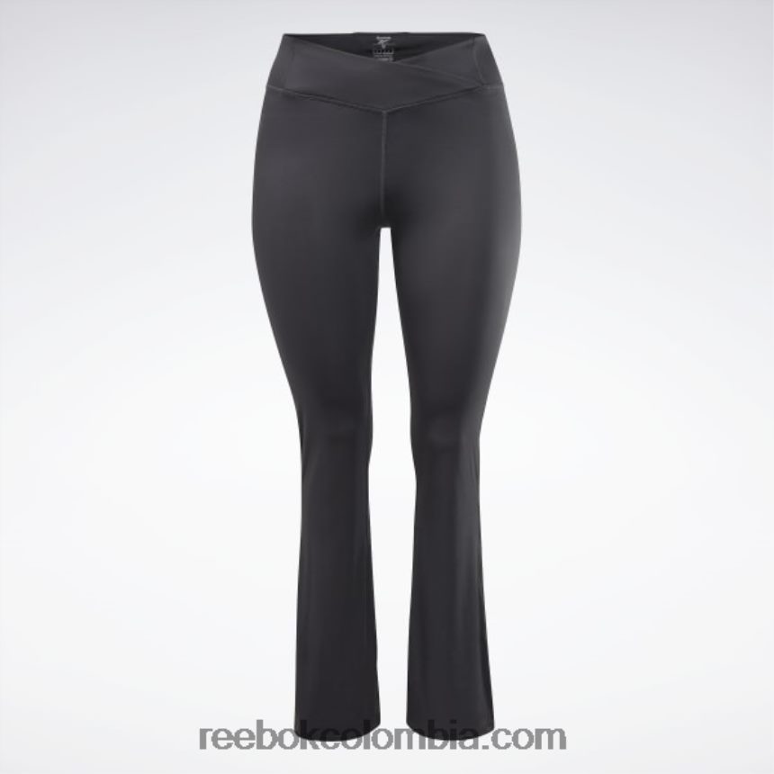 mujer noche negra pantalones bootcut del programa de pantalones listos para entrenar (tallas grandes) Reebok D260LP422