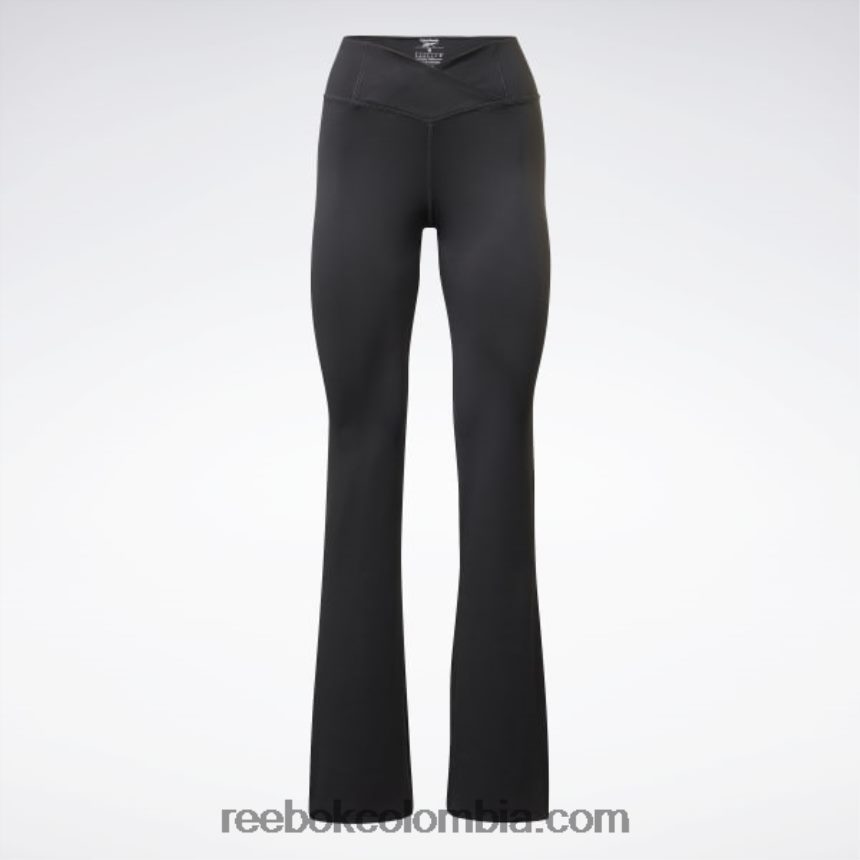 mujer noche negra programa de pantalones listos para entrenar pantalones bootcut Reebok D260LP677