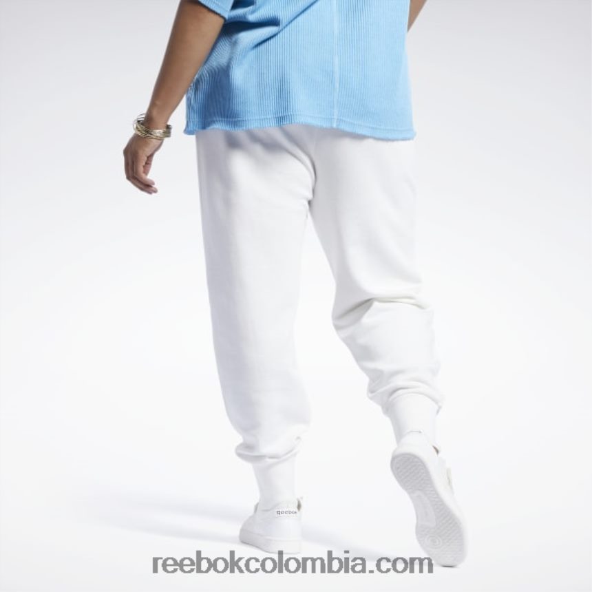 mujer tiza pantalones clásicos de rizo francés (tallas grandes) Reebok D260LP796