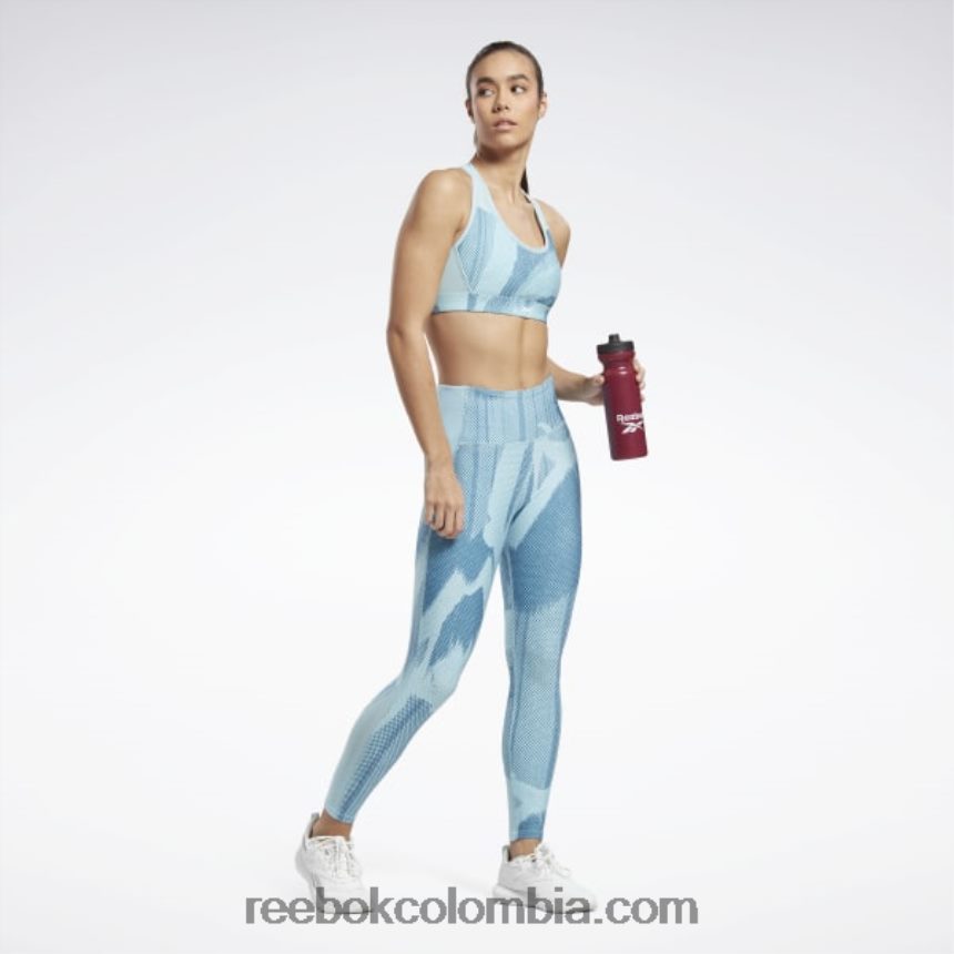 mujer azul acero s23-r lux realiza legging Reebok D260LP395