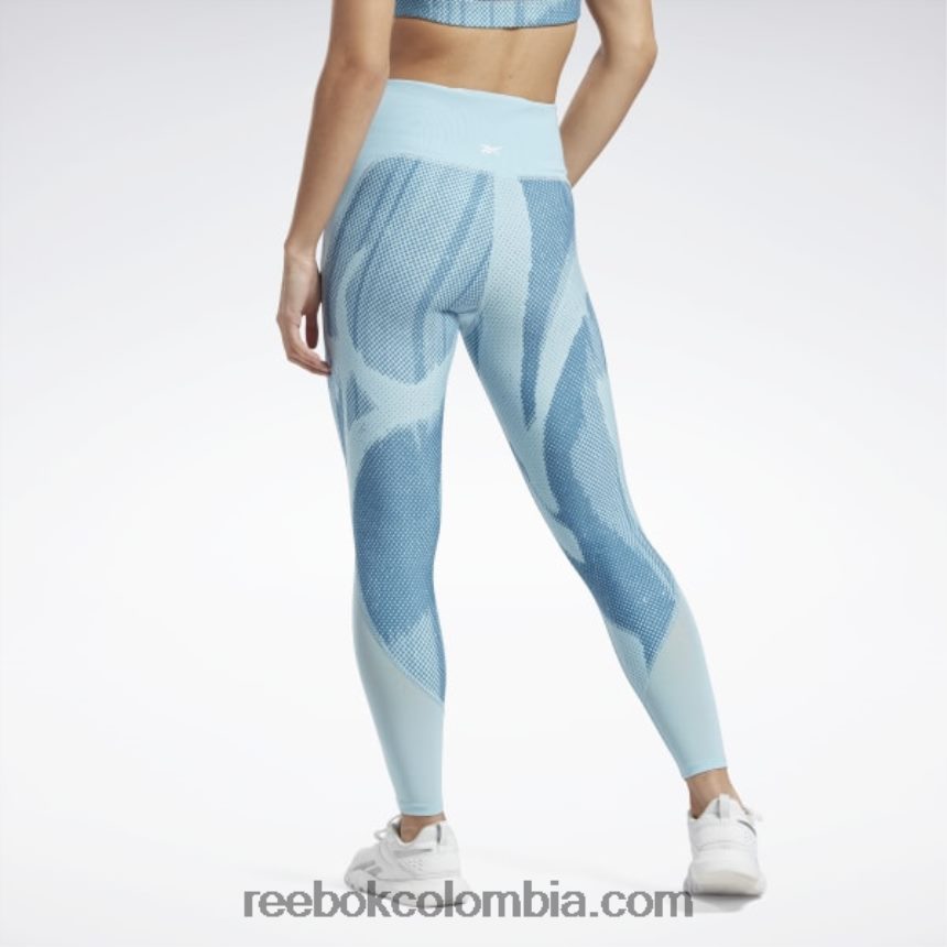 mujer azul acero s23-r lux realiza legging Reebok D260LP395