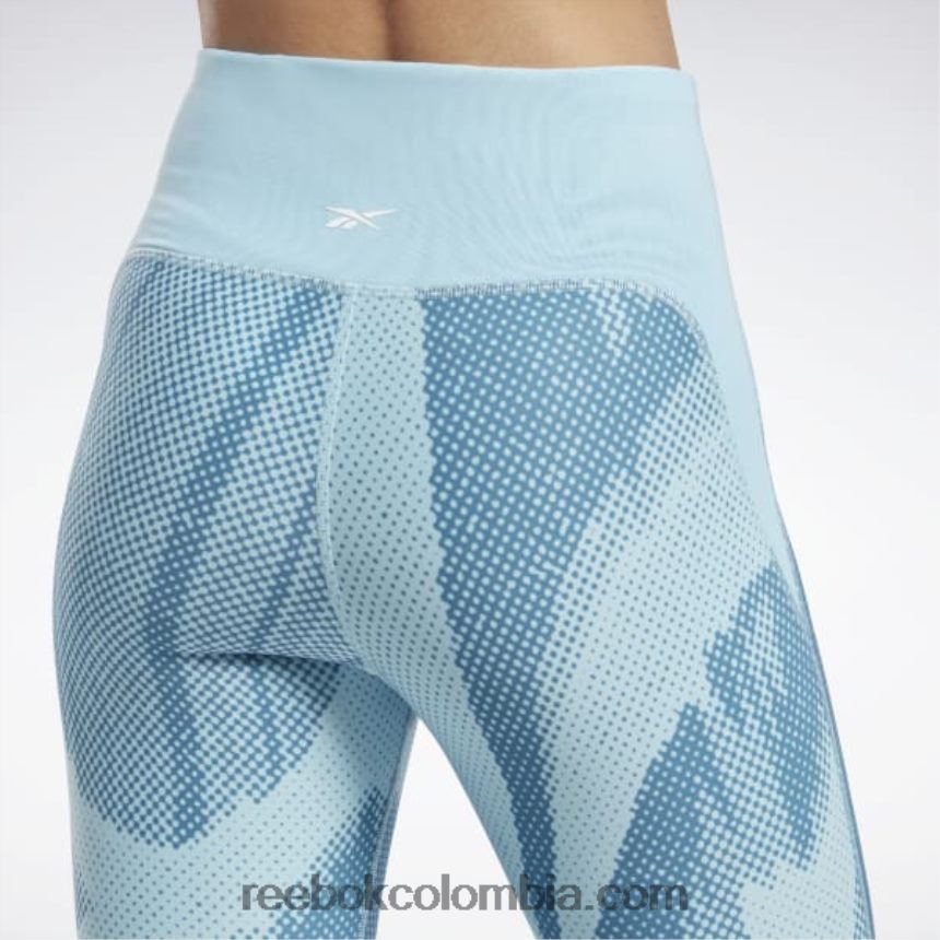 mujer azul acero s23-r lux realiza legging Reebok D260LP395