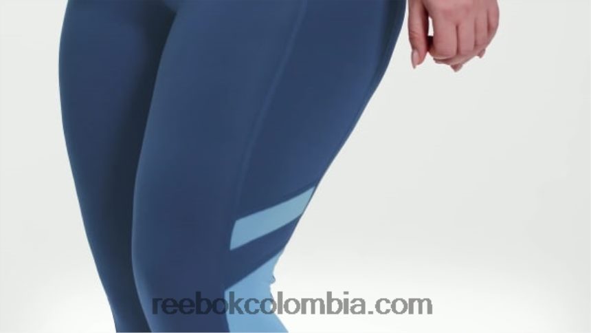 mujer batik azul leggins de malla listos para entrenar (tallas grandes) Reebok D260LP810