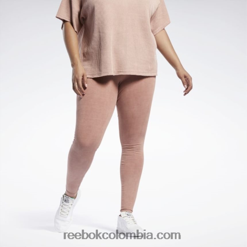mujer cañón de coral leggins clásicos tinte natural (tallas grandes) Reebok D260LP910