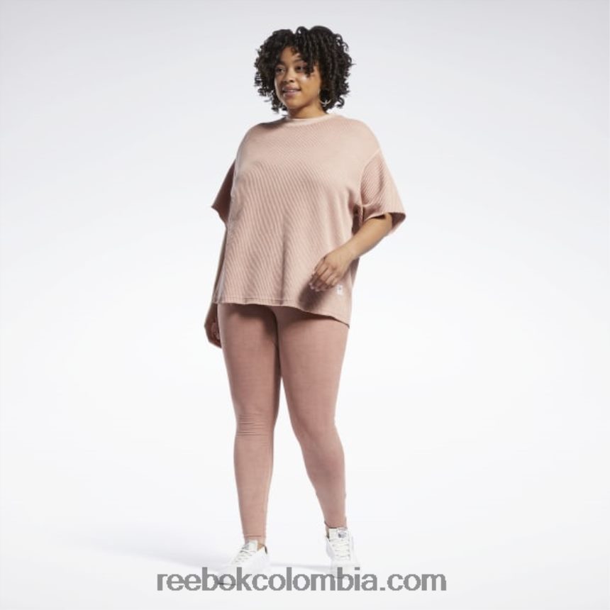 mujer cañón de coral leggins clásicos tinte natural (tallas grandes) Reebok D260LP910