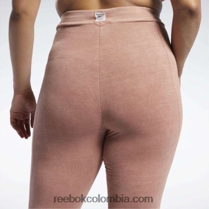 mujer cañón de coral leggins clásicos tinte natural (tallas grandes) Reebok D260LP910