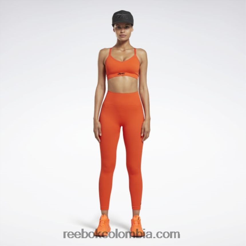mujer última naranja victoria beckham leggins sin costuras Reebok D260LP949