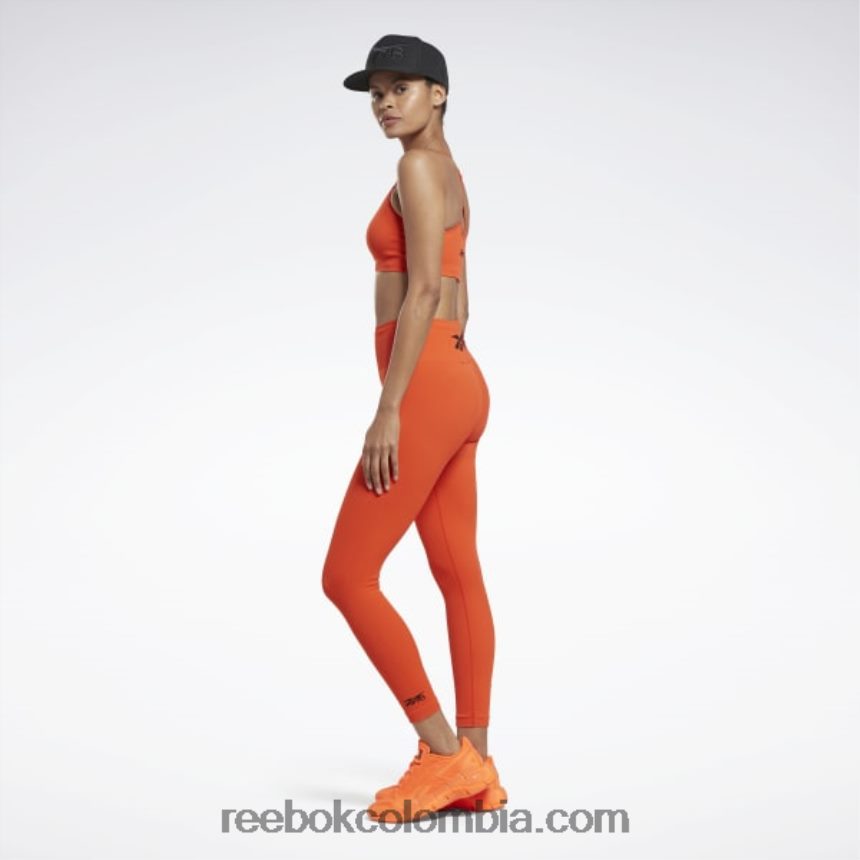 mujer última naranja victoria beckham leggins sin costuras Reebok D260LP949
