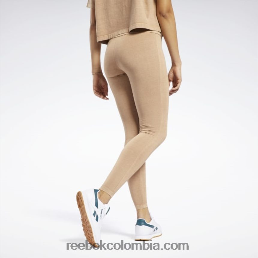 mujer marrón salvaje leggins clásicos tinte natural Reebok D260LP905