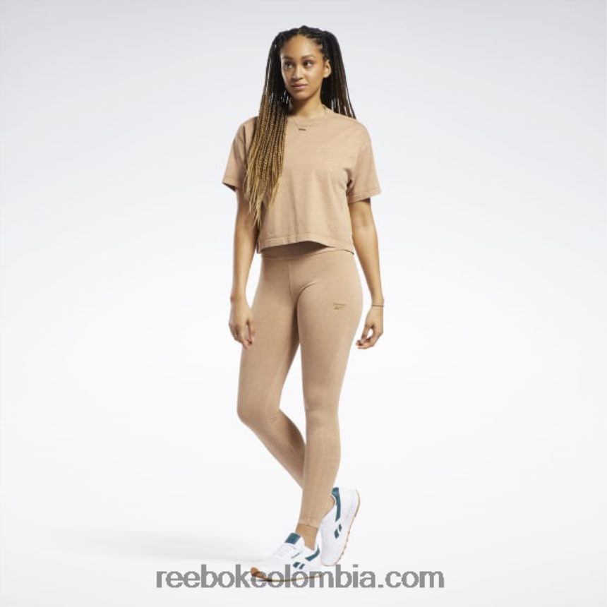 mujer marrón salvaje leggins clásicos tinte natural Reebok D260LP905