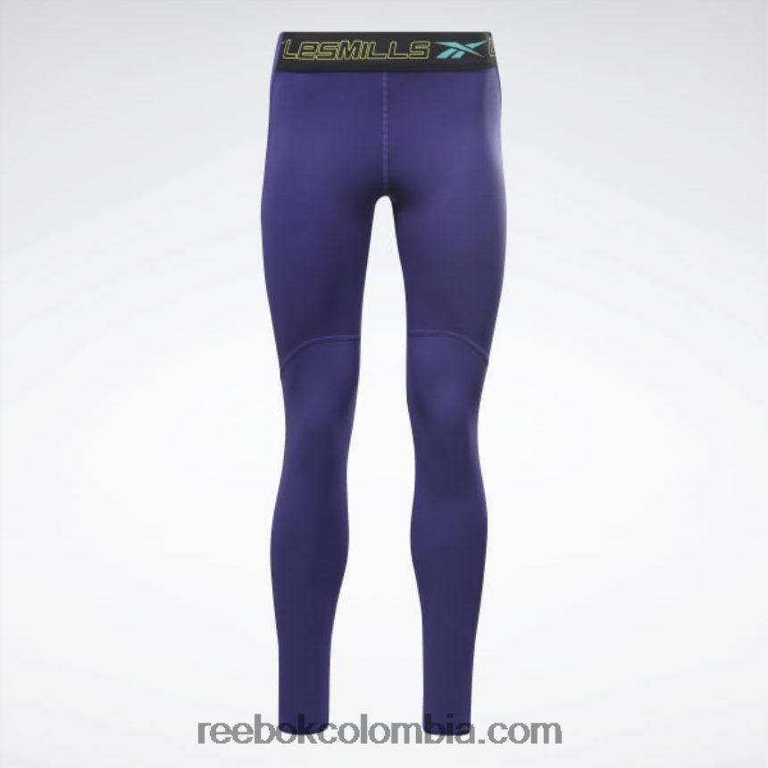 mujer morado negrita les mills puremove legging Reebok D260LP489