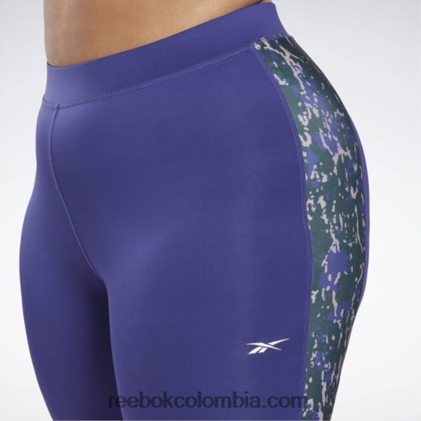 mujer morado negrita polainas modernas de safari (talla grande) Reebok D260LP389