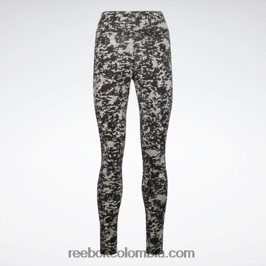 mujer negro leggins modernos de algodón safari Reebok D260LP453