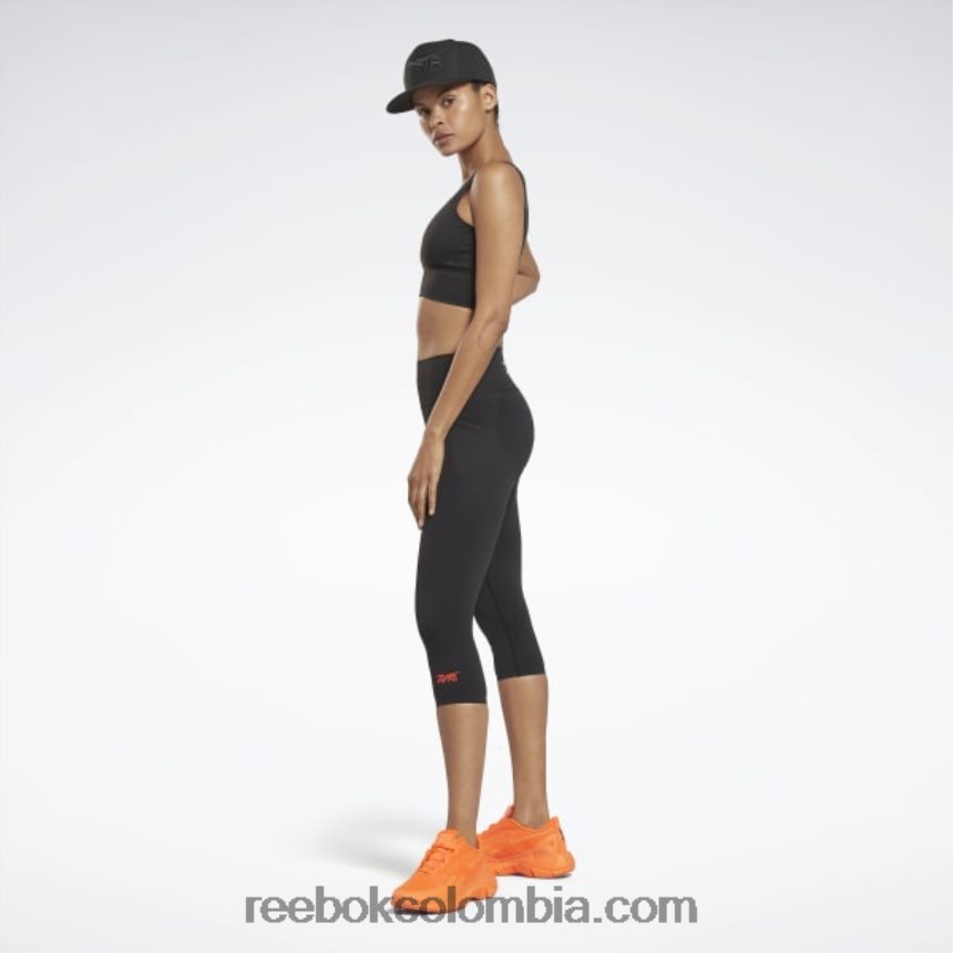 mujer negro leggins victoria beckham 5/8 Reebok D260LP559