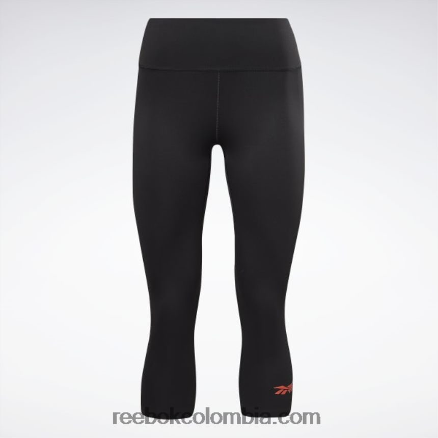 mujer negro leggins victoria beckham 5/8 Reebok D260LP559