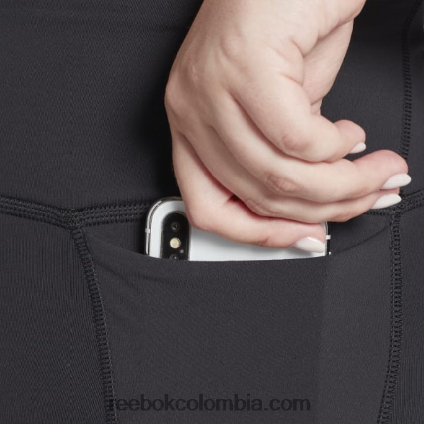 mujer negro lux 3/4 leggins (talla grande) Reebok D260LP653
