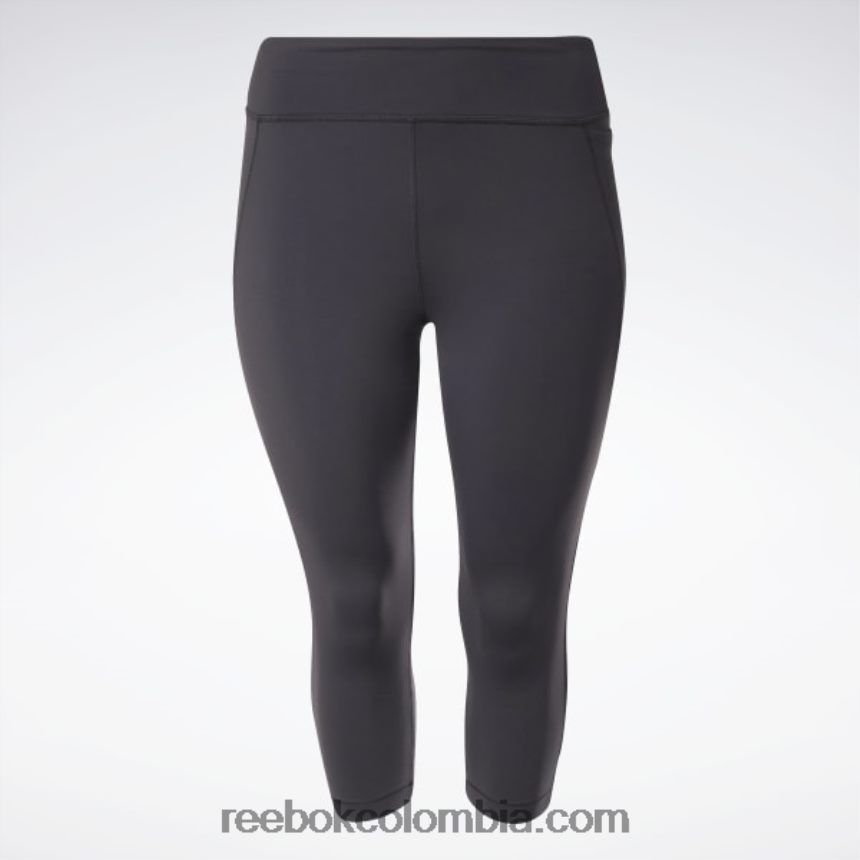 mujer negro lux 3/4 leggins (talla grande) Reebok D260LP653
