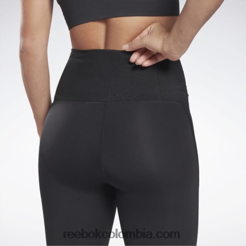 mujer negro lux perform leggins de tiro alto Reebok D260LP839
