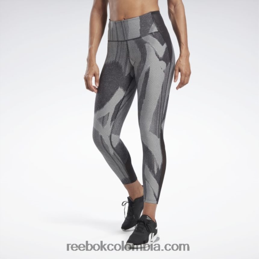 mujer negro lux realiza legging Reebok D260LP414