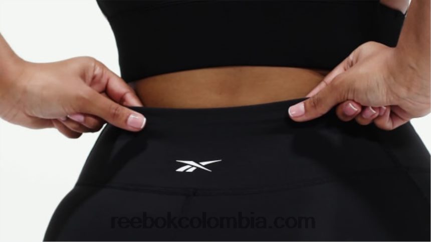 mujer negro polainas lux (tallas grandes) Reebok D260LP781