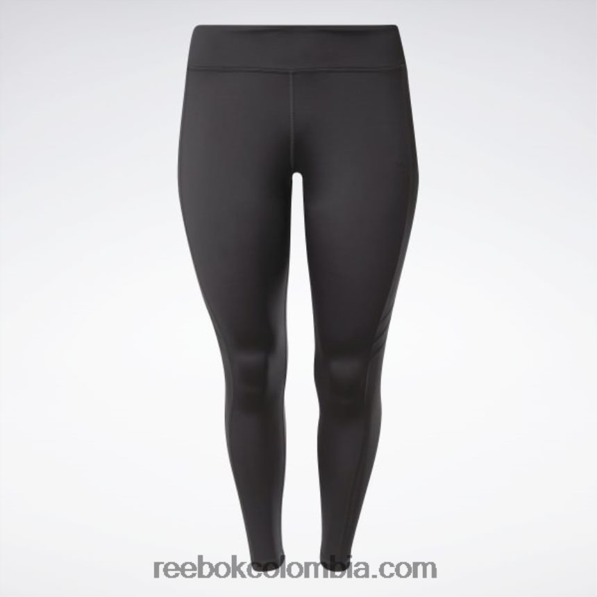 mujer noche negra leggins de malla listos para entrenar (tallas grandes) Reebok D260LP777