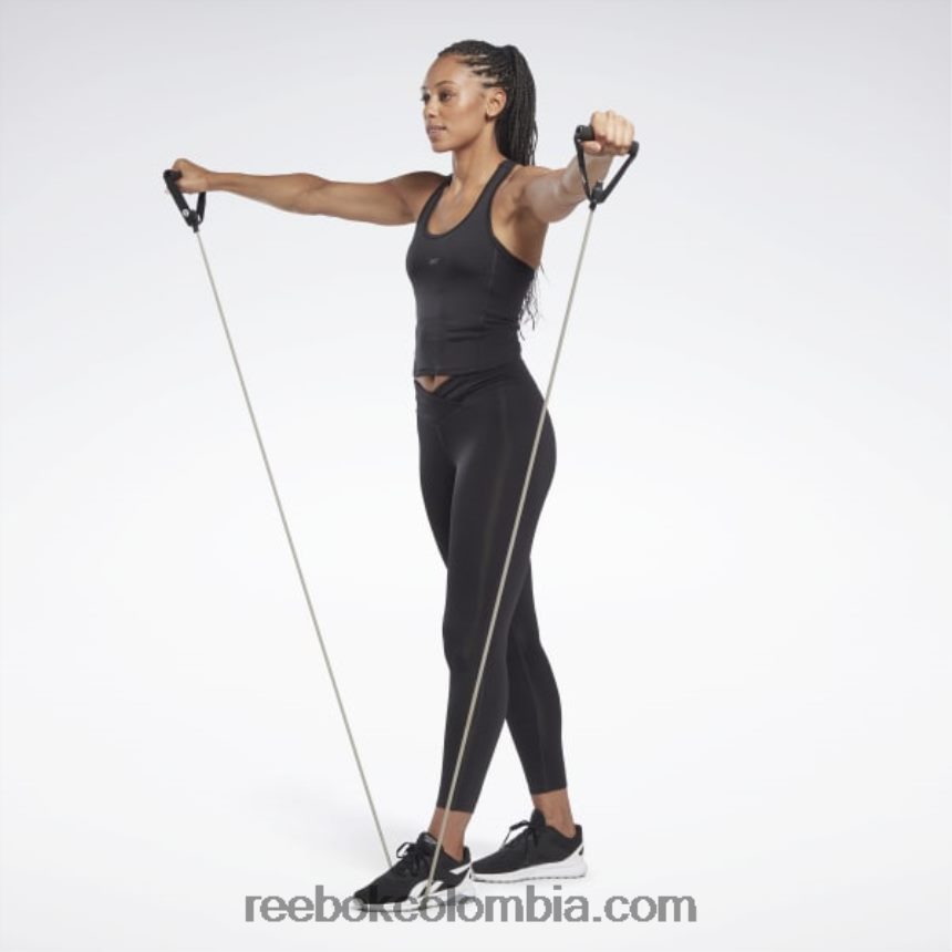 mujer noche negra leggins programa pantalón listo para entrenar Reebok D260LP570