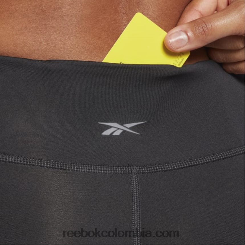mujer noche negra leggins programa pantalón listo para entrenar Reebok D260LP570