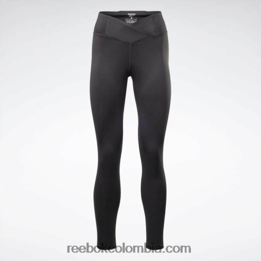 mujer noche negra leggins programa pantalón listo para entrenar Reebok D260LP570