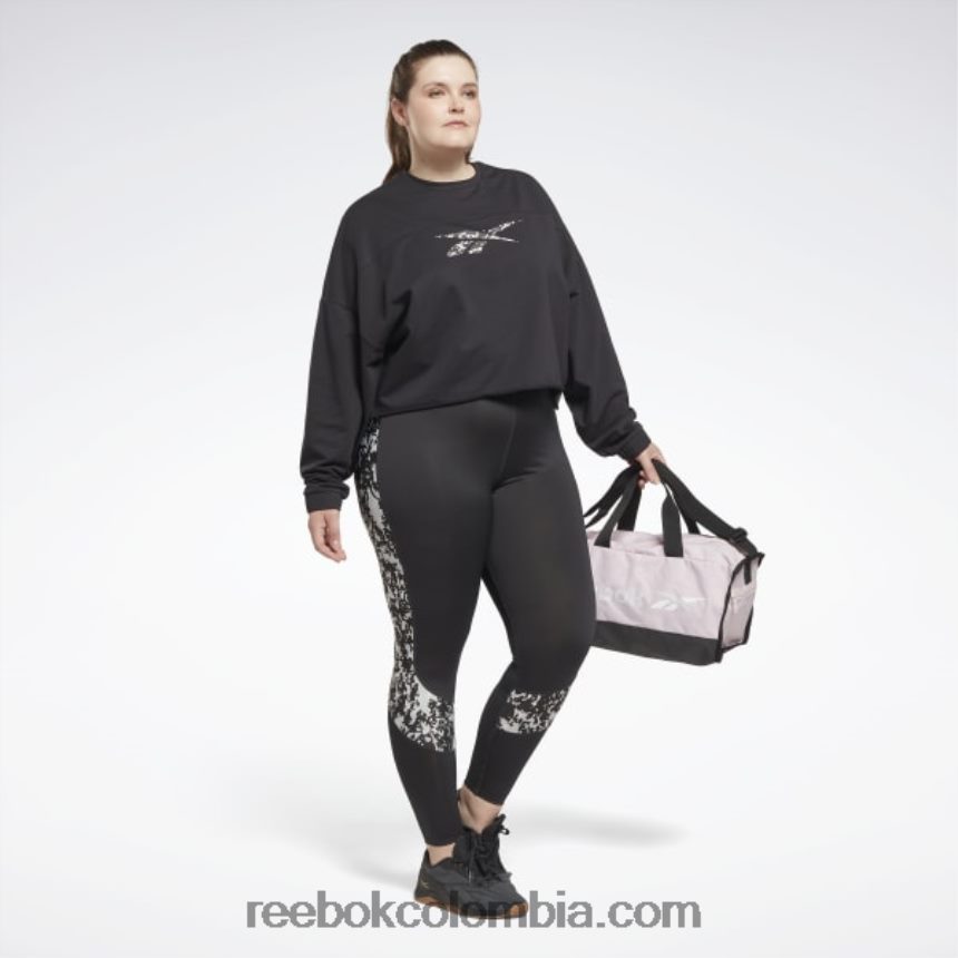 mujer noche negra polainas modernas de safari (talla grande) Reebok D260LP454