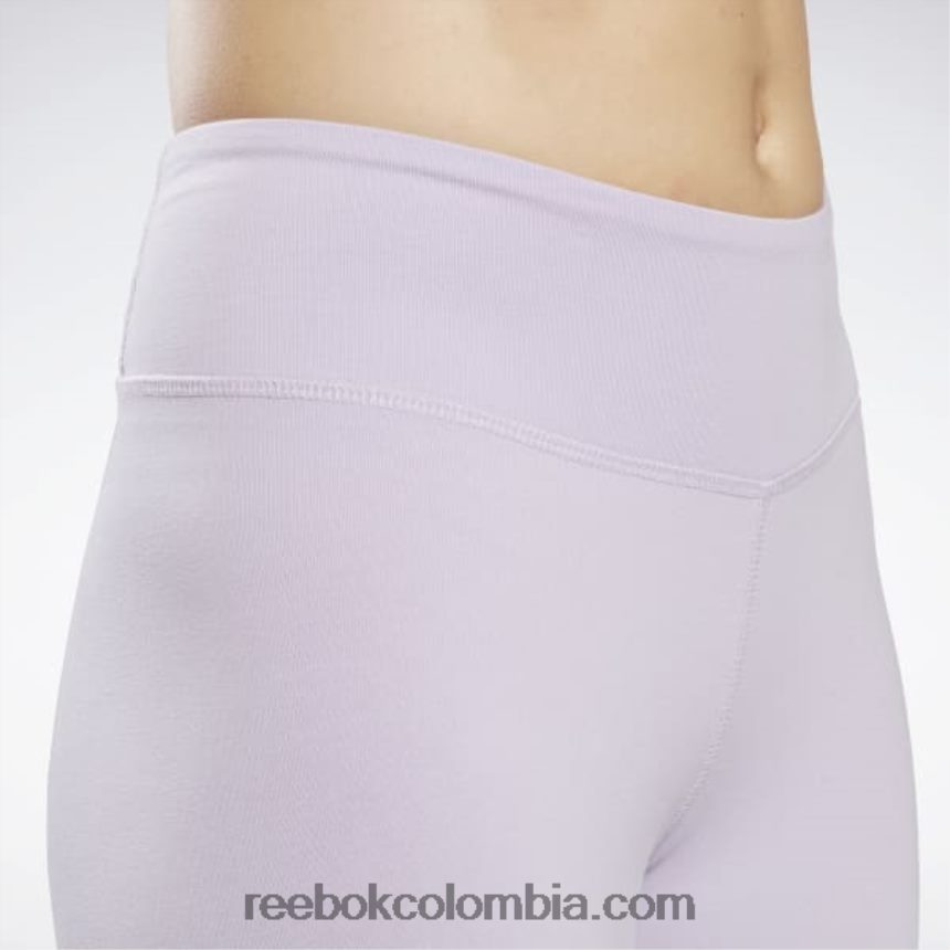mujer oasis morado logo de identidad leggins Reebok D260LP550