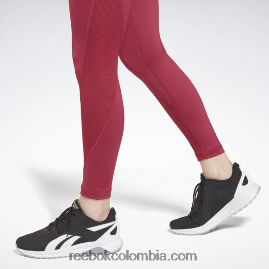 mujer ponche de bayas leggins de malla listos para entrenar Reebok D260LP746