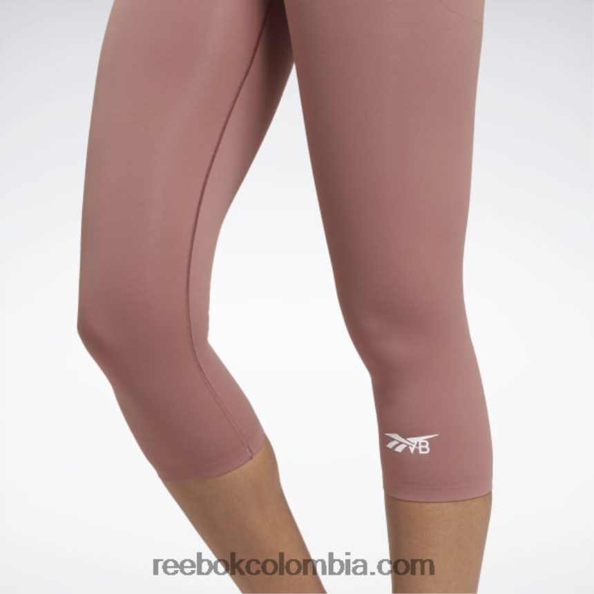 mujer tierra reseca leggins victoria beckham 5/8 Reebok D260LP867