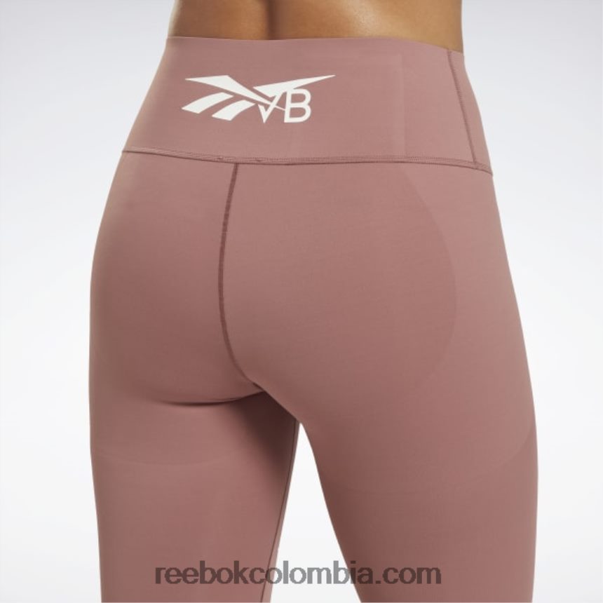 mujer tierra reseca leggins victoria beckham 5/8 Reebok D260LP867