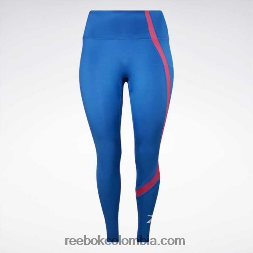 mujer vector azul mallas vectoriales listas para entrenar (tallas grandes) Reebok D260LP481