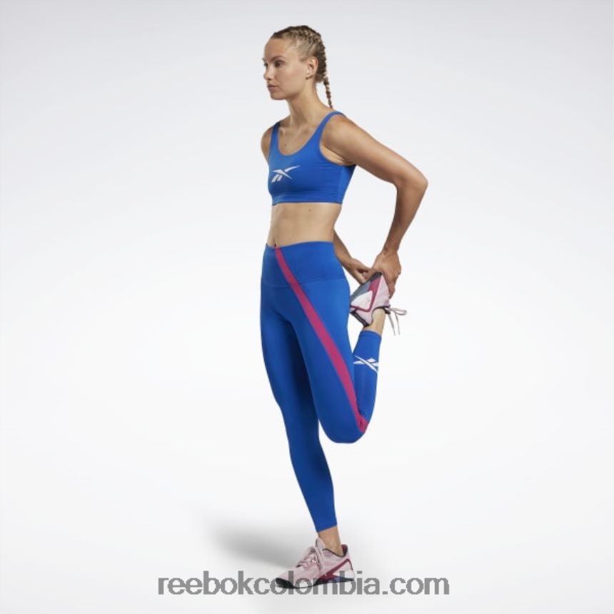 mujer vector azul polainas de vector listo para entrenar Reebok D260LP279